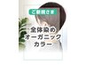 ＊《ご新規様限定》全体オーガニックカラー【￥440オフ】