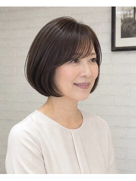 アースオーセンティック 熊本長嶺店(EARTH Authentic) 【大人ボブ×艶ブラウン】
