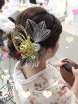 ヘアーセットサロン ピンキー(Hairset Salon Pinky)&nbsp;pinky☆編み込み着物アップ