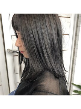 パロ アルト(Palo Alto) 細めハイライト×ネイビーラベンダー