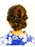 【浴衣着付♪】流行りのオススメヘアアレンジ★