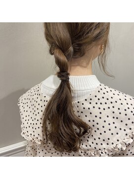 フェン ヘアーアイス(Fen.hair ici) ナチュラル　アッシュベージュ　パーマ　アレンジ