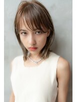 オースティン 流山おおたかの森(AUSTIN)&nbsp;大人かわいい前髪セシルカットココアブラウンフリンジウェーブ