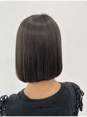 切りっぱなしボブ