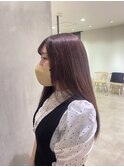 ピンクベージュ/くすみピンク/ブリーチカラー