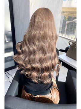 リア 大阪梅田(Ria) ～ミルクティーべージュ　シールエクステ～【Ria 大阪 梅田】