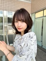 レイリー 原宿 表参道(Rayreee)&nbsp;愛されミディアム☆韓国風くびれヘア