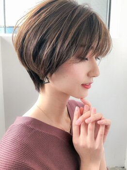 アコロン(acoron)の写真/ショートといえば【acoron.】★大人女性から圧倒的支持多数！大人の小顔ショートにオーダー集中♪【新宿】