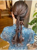 ヘアアレンジお客様スタイル