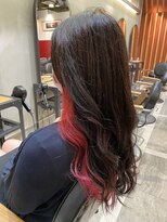 ラフィスヘアー グランツ 桂店(La fith hair Glanz)&nbsp;ピンクレッドカラー