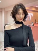 ボタン シブヤ(VOTAN SHIBUYA)&nbsp;韓国風/外ハネ/ボブレイヤー/20代/10代/菱形ミディアム