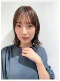 軽めのガーリーボブ