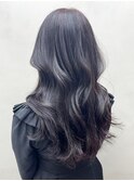 セミディ美髪アッシュブラックグレージュカラー_ba494311