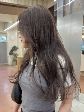 パークレーン アイス イヴェン(park lane ICI yeven) ブリーチなし　ブラウン　くすみベージュ/momoka