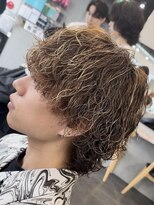 フィフス トウキョウ (fifth TOKYO) メンズマッシュウルフパーマサーフカール波巻きスパイラルパーマ