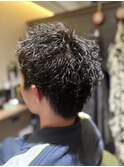 ニュアンスパーマ/スペインカール/スパイキーショート/MEN'S