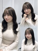 リゼル ユア 渋谷(RISEL YUA)&nbsp;前から見ても綺麗に馴染むシールエクステ