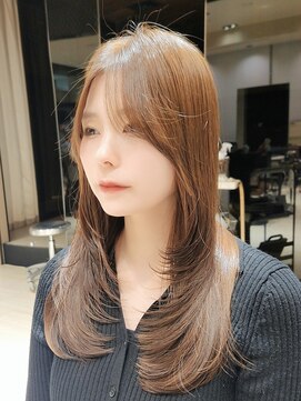 アフロート ギンザ(AFLOAT GINZA) 【Nanako。】トレンドレイヤー明るめベージュ