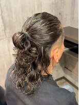 スウェル 七隈四ツ角店(SWELL)&nbsp;福岡マンバン　ハーフアップアレンジ