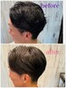 【平日メンズ限定】カット+縮毛矯正ストレート+ｔｒ　20％OFF/22000→17600
