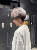 センターパート/エンドカラー/ハイトーン/メンズカット/メンズ