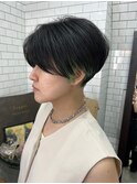 マッシュショート×インナーカラー