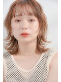 メルティオレンジ/サイドバング/前髪カット/20代30代40代