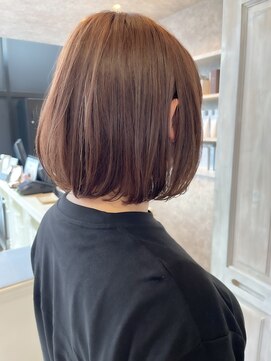 キャアリー(Caary) 福山人気20代30代40代ワンカール柔らかベージュベルボブ艶髪美髪