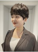 マッシュショートパーマショートボブニュアンスパーマ横浜