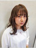 ふんわりミディアム/髪質改善/ハイライト/日光/顔周り/レイヤー