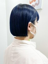 デート 下北沢(DATE) 下北沢切りっぱなしボブリーチカラーダブルカラーレイヤーボブ◇