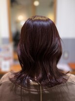 エニィ 池袋西口(Any)&nbsp;着物ヘア/ダークアッシュ/ミディアムレイヤーカット/池袋