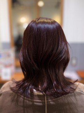 エニィ 池袋西口(Any) 着物ヘア/ダークアッシュ/ミディアムレイヤーカット/池袋