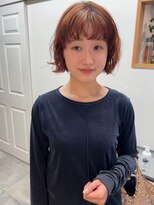 レス 伏見(LESS)&nbsp;[LESS 伏見/丸の内/栄/名古屋]オレンジ×ボブパーマ★大野