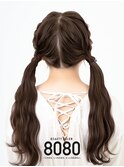編み込みツインテール（流行りヘアセット）