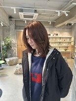 オムズポカ 栄矢場町店(OM's poka) レイヤーカット×ピンクベージュカラー