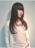 透明感ブラウンカラー