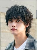 波巻きパーマシャドウパーマツイストパーマメンズパーマ佐賀眉毛