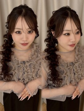 スイ(sui) 写真盛れ人気No.1ふわふわサイドあみおろしヘアセット