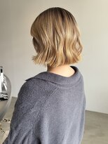 フープヘアー(HOOP.HAIR) ゆる巻きボブ