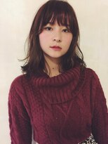 マグノリア(MAGNOLIA) ちょっぴりモードな毛先踊るミディアムレイヤー