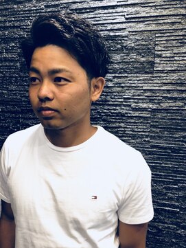 プレミアムバーバー 赤坂店(PREMIUM BARBER produce by HIRO GINZA) ゆるパーマ七三セット