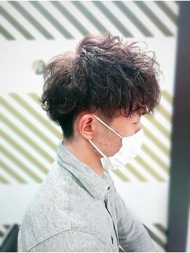 バーバーバー 都賀(BARBER-BAR) マッシュスパイラルパーマ