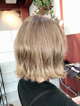 ルーファス 恵比寿 渋谷(Ruufus) ダメージレスハイライトボブスタイル【Ruufus恵比寿渋谷】31577