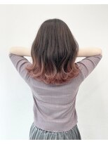 アライブ キチジョウジ(ALIVE Kichijoji)&nbsp;【ALIVE吉祥寺】グラデーションインナーカラー＊ピンクベージュ