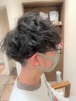 【波巻きパーマ×ツイスパ】ツーブロックドライマッシュパーマ
