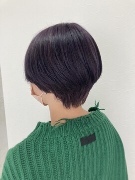 シエル 立川店(CIEL) 【CIEL 佐藤】ハンサムショート ダークパープル