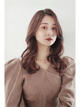 モッズ ヘア 富山店 ロング16　ピンク　バイオレット系カラー