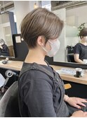 大人美人20代30代40代ショートヘア_ベージュ【横浜】渋谷良太