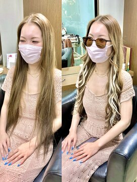 ディア(.eer) ホワイトインナーカラー // シールエクステ40枚